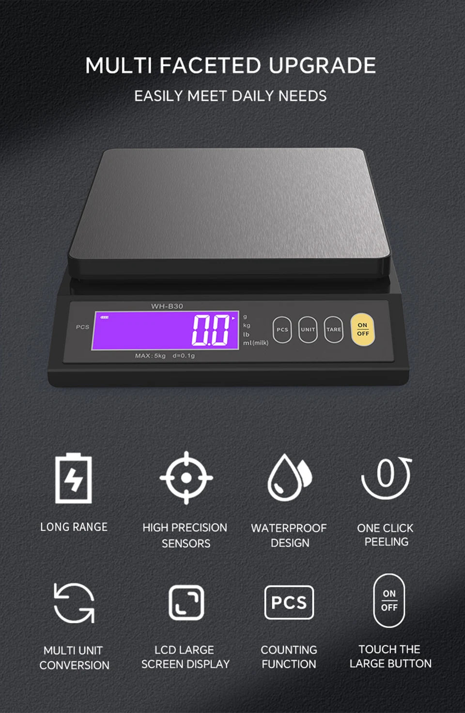 5kg/10kg Digital Electronic Kitchen Scale