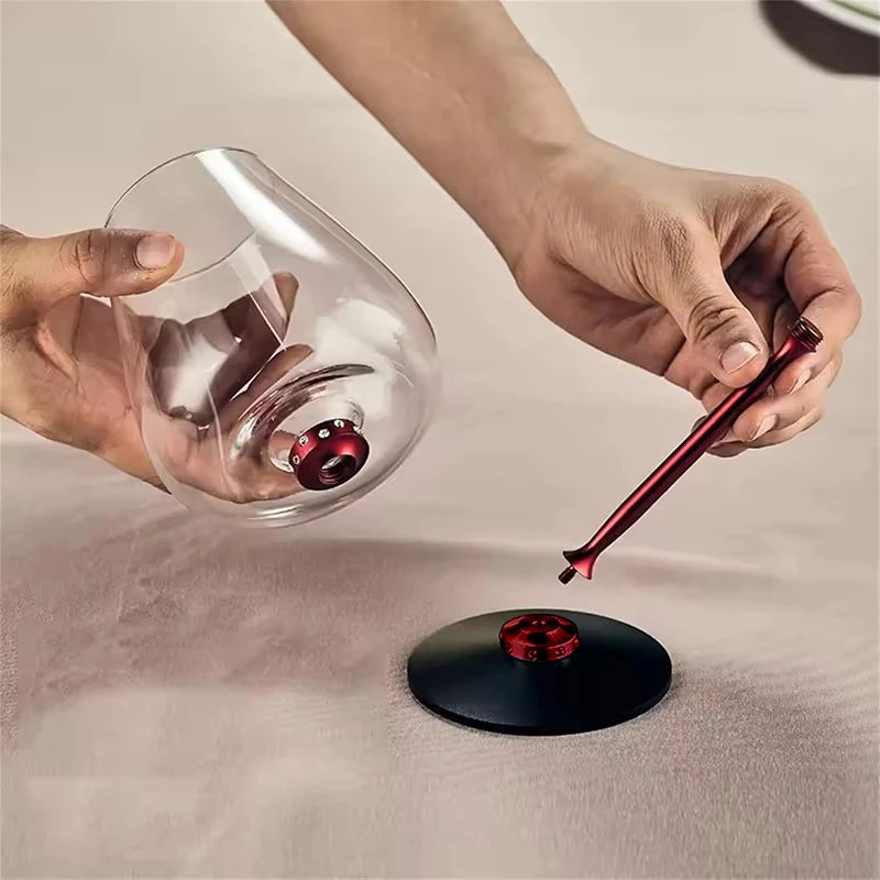 Creative Rotating Glass Wine Glasses