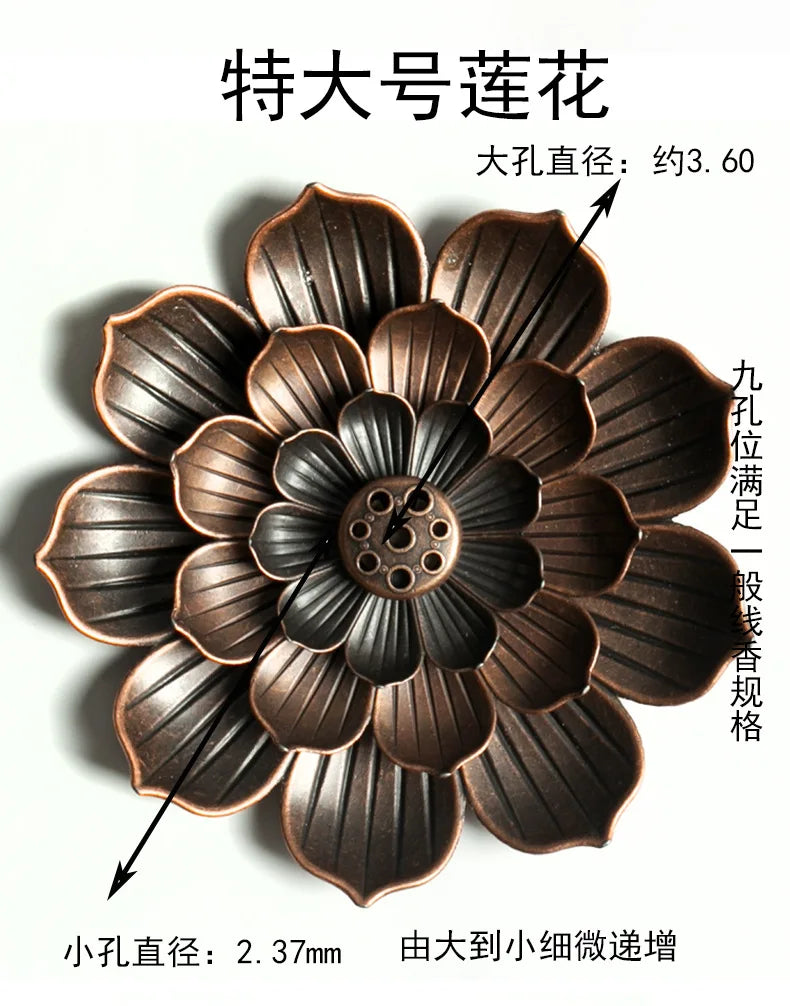 Incense Holder for Sticks Alloy Incense Burner