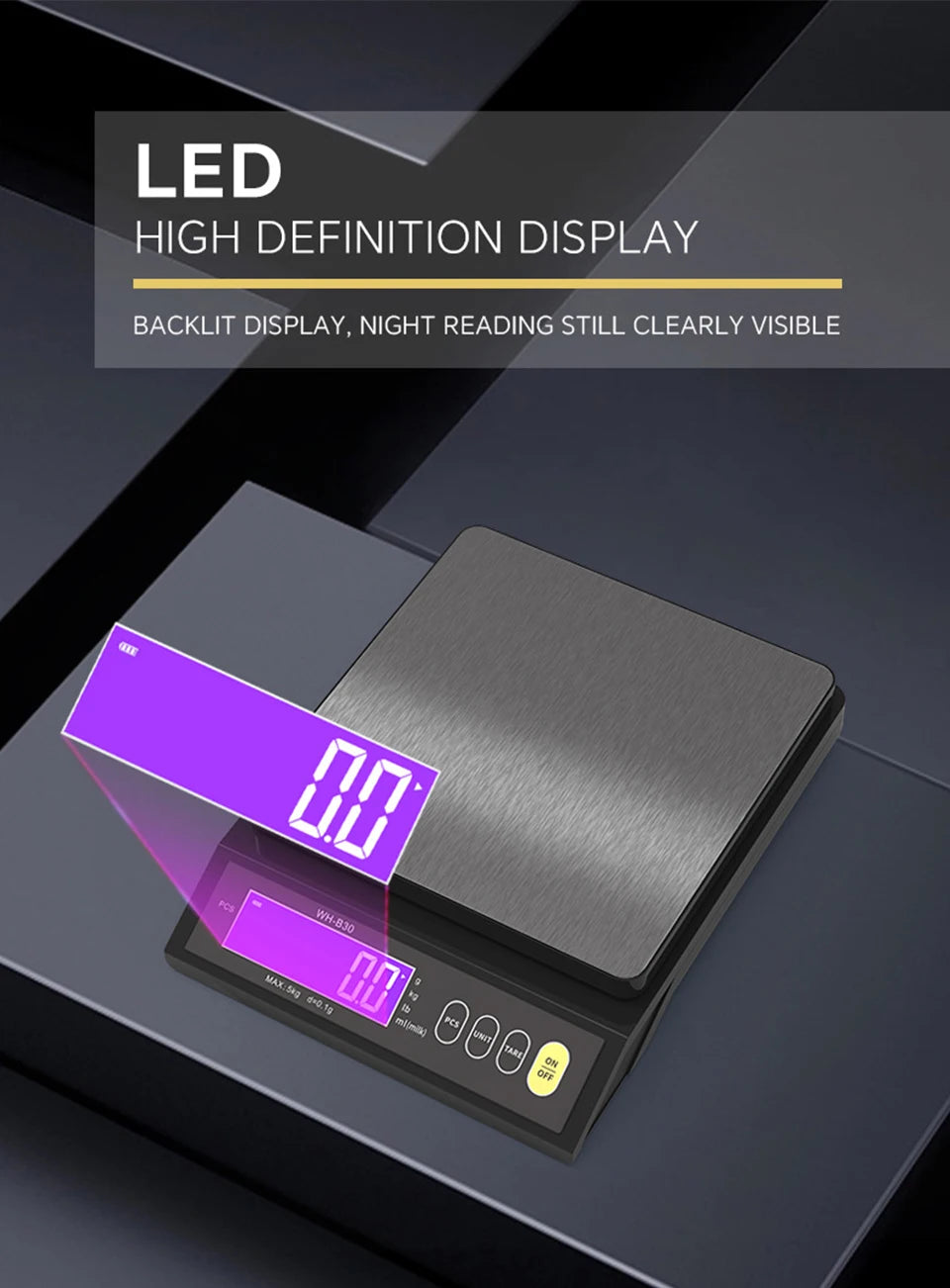 5kg/10kg Digital Electronic Kitchen Scale