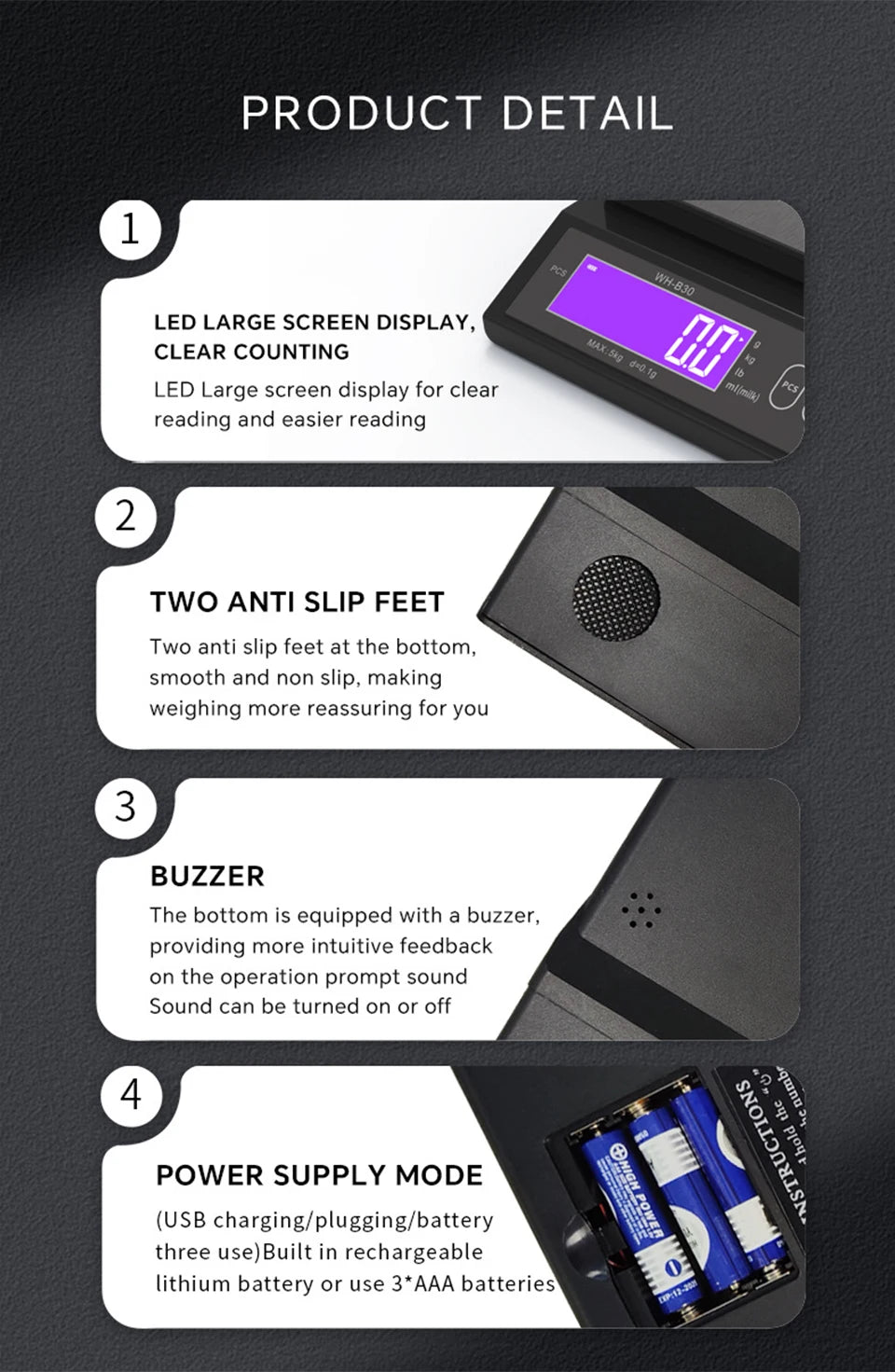5kg/10kg Digital Electronic Kitchen Scale