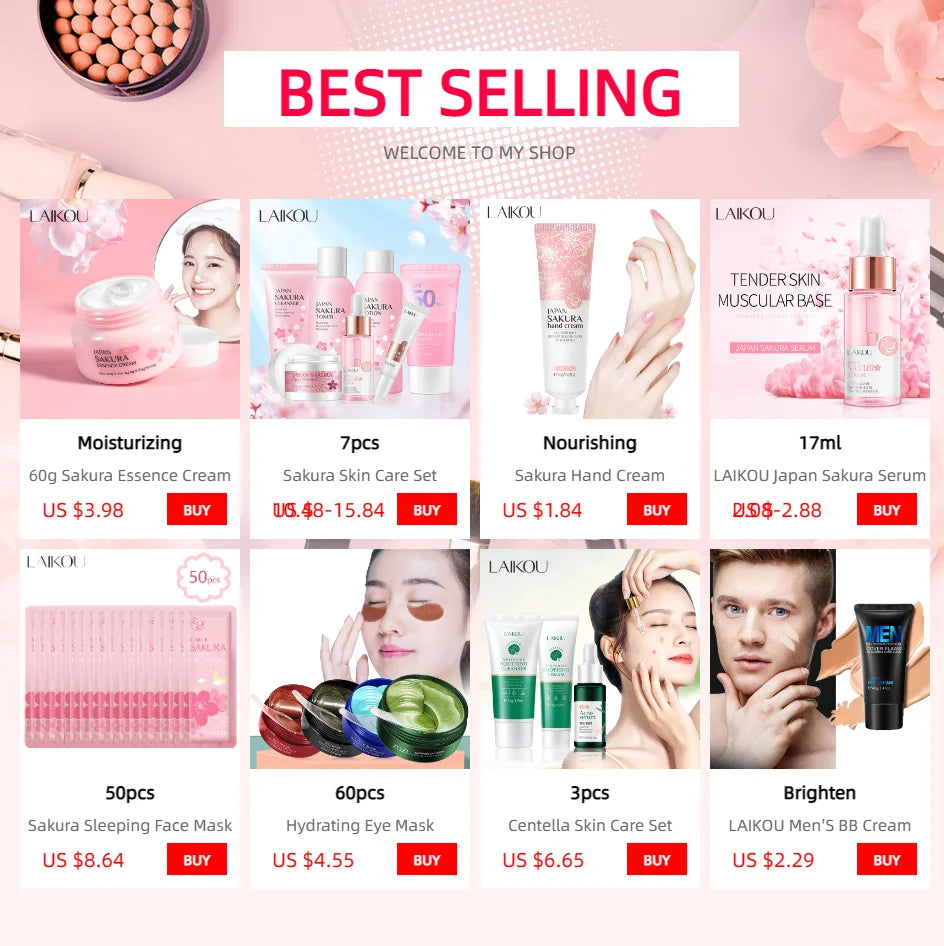 30PCS/Lot BIOAQUA Skin Care Sheet Mask