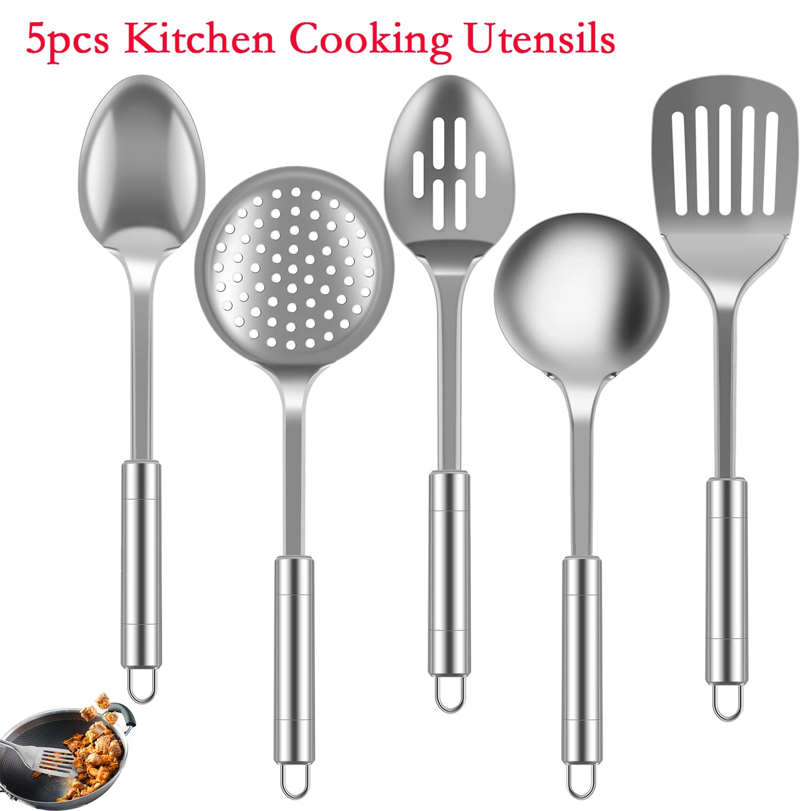 5Pcs Kitchen Cooking Utensils Set