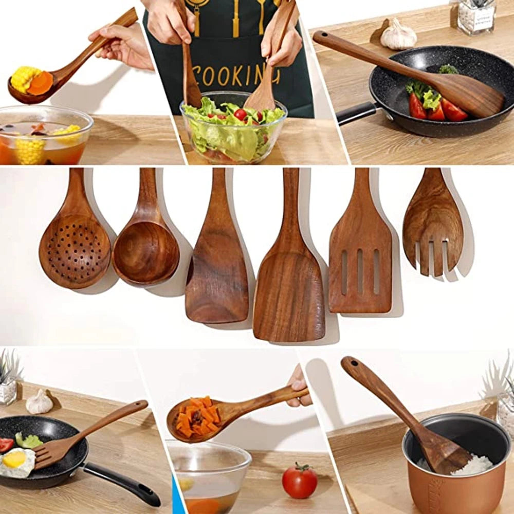 Kitchen Sets Wooden Kitchen Utensils