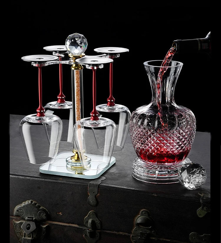 Creative Rotating Glass Wine Glasses