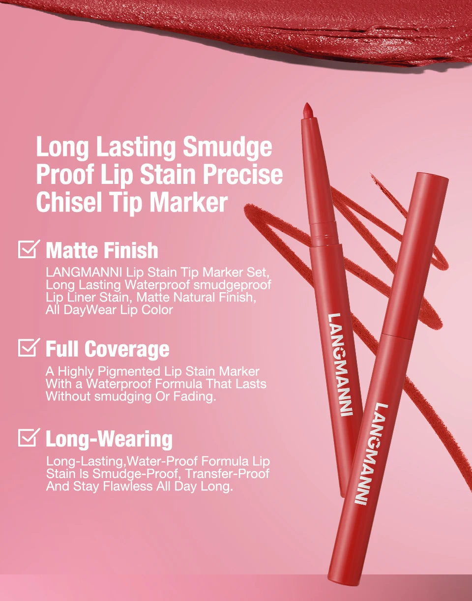 Integrated waterproof lipliner