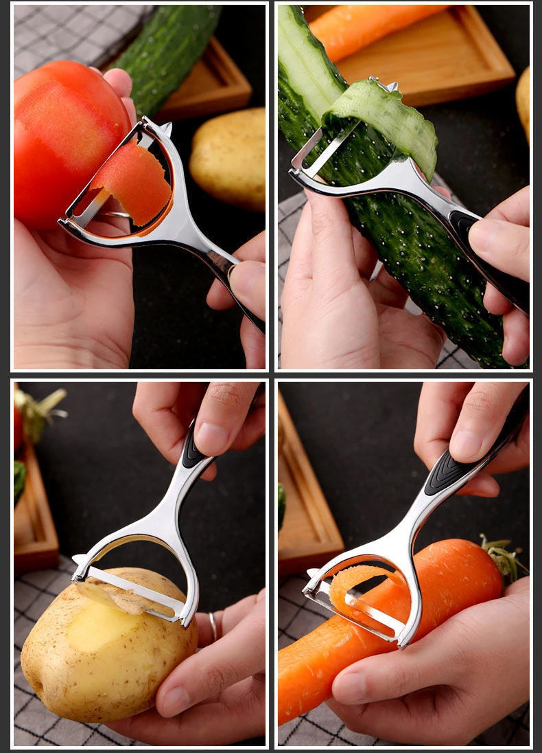 1PC Stainless Steel Vegetable Peeler