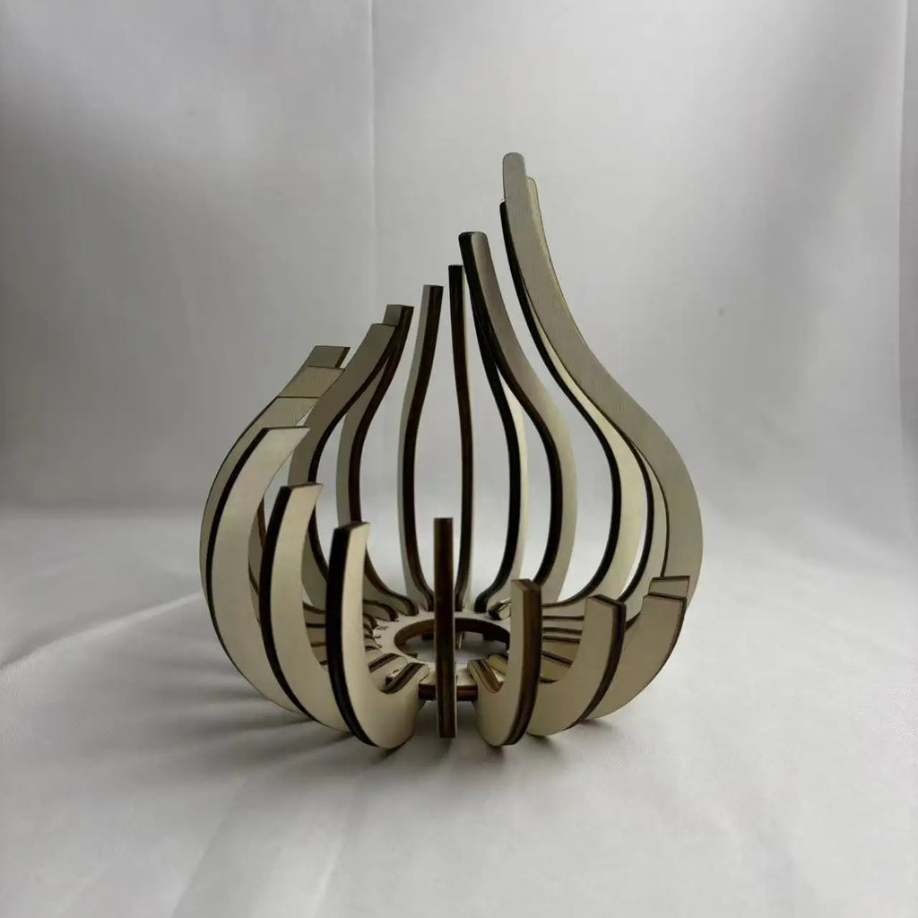 Handmade Candle Holder Made of Wooden