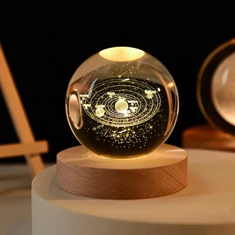 6cm 3D Crystal Ball Decoration